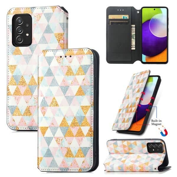 CaseNeo Nordic Rhombus Case Cover For Samsung Galaxy A52 CaseNeo Nordic Rhombus Case Cover For Samsung Galaxy A52